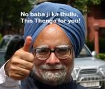 No Baba Ji Ka Thullu. This Thenga For You - Manmohan Singh
