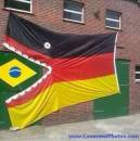 Brazil vs Germany Fifa WorldCup 2014 - Flag Eating Flag Funny - Brutal attack