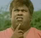 Senthil Thinking Funny Look Reaction