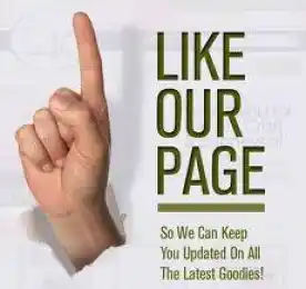 Like our page - So we can keep you updated on all the latest goodies