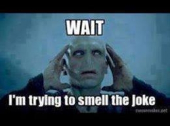 Wait... I am trying to smell the Joke - Lord Voldemort - Harry Potter