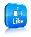 Like Button - Thumbs Up Blue Switch