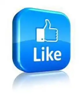 Like Button - Thumbs Up Blue Switch