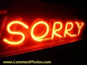 Sorry - Lighted