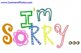 I am Sorry