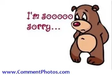 I am Sorry - Teddy Beer