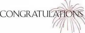 Congratulations - Fireworks