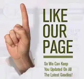 Like our page - So we can keep you updated on all the latest goodies