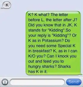 K. Conversation Killer - Explain K