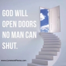God Will Open Doors, No Man Can Shut