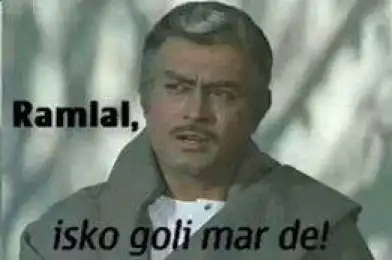 Ramlal, Isko Goli Mar De - Sholay