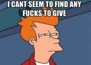 I cant Seem To Find Any Fucks to Give