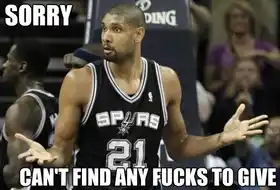 Sorry - Cant find any fucks to give - manu ginobili Basket Ball Player