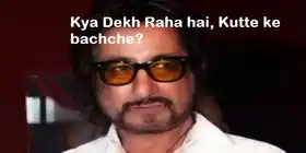 Kya Dekh Raha Hai Kutte Ke Bachche - Shakthi Kapoor