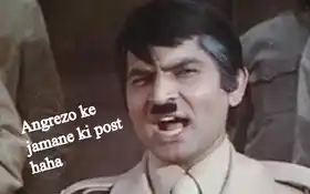 Angrezo Ke Jamane Ki Post Haha