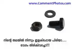 നിന്റെ തലയില്‍ നിന്നും ഇളകിപ്പോയ പിരിയാ - വേഗം തിരികെ വച്ചോ. - Ninte thalayil ninnum ilakippoya piriyaa - Vegam Thirike Vacho