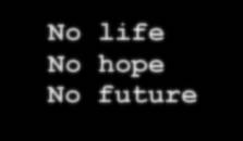 No Life No Hope No Future