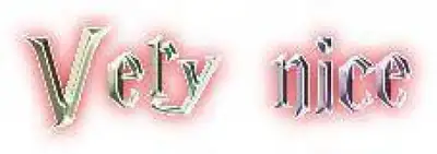 Very Nice in Harry Potter Font