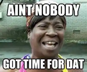 Aint Nobody Got Time For That