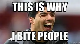 This Is Why I Bite People - Luiz Suarez in FIFA World Cup