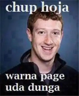 Chup Hoja Warna Page Uda Dunga - Mark Zuckerberg