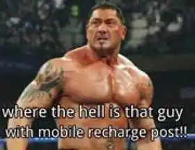 Where the hell is that guy with Mobile Recharge Post - WWE