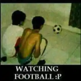 Watching football - Funny peoples 