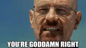 You Are Goddamn Right - Walter White