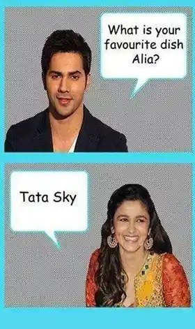 What Is Your Favorite Dish Alia Bhat - Tata Ski
