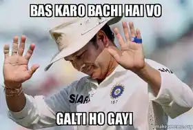 Bas Karo Bachi Hai Vo. Galti Ho Gayi - Sachin Tendulkar - Maria Sharapova