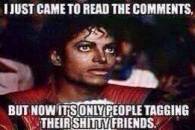 I Just Came Here To Read The Comments But Now Its Only People Tagging Their Shitty Friends - Michael Jackson Eating Popcorn - MJ in Thriller Theatre