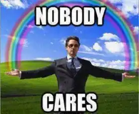Nobody Cares - Robert downey jr tony stark