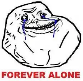 Forever Alone - Crying Trollface