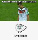 Klose - Germany - Last Fifa Worldcup. Good Bye Legend - My Respect