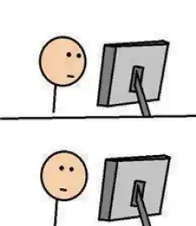 Speechless Stickguy Meme - Funny Trollface Exclamation - Wondering