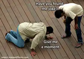 Have You Found The Joke - Give Me A Moment - Keep Digging For Joke