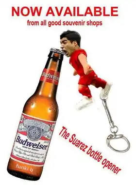 Suarez Bottle Opener - Now Available in All Souvenir Shops