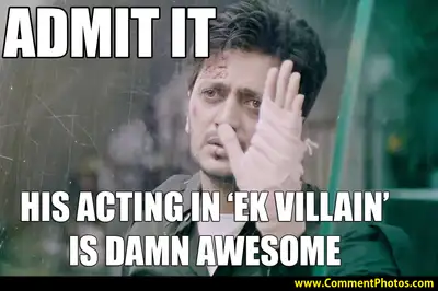 Admit It - His Acting in Ek Villain is Damn Awesome - Riteish Deshmukh