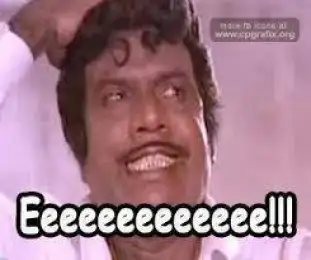 Eeeeeeeeeeeeeeeee - Goundamani Teeth Monkey Expression