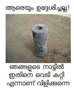 ആരെയും ഉദ്ദേശിച്ചല്ല. ഞങ്ങളുടെ നാട്ടില്‍ ഇതിനെ വെടിക്കുറ്റി എന്നാണ് വിളിക്കുന്നെ - Aareyyum Udheshichalla. Njangalude Naattil Ithine Vedikkutti Ennaanu Vilikkunne 
