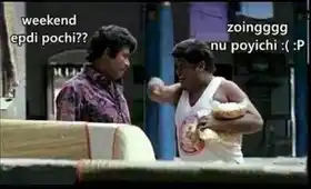 Weekend Epdi Pochi - Zoingnu Poyichi - Gaoundamani Senthil Conversation - Funny Talk