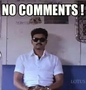 No Comments - Vijay Sitting Silent with Cooling Glass - Thalaivaa