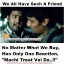We All Have Such A Friend No Matter What We Buy, Has Only One Reaction - Machi Treat Vai Da - Santhanam Funny Reaction, Expression