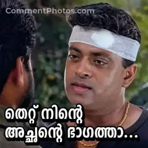 തെറ്റ് നിൻ്റെ അച്ഛൻറെ ഭാഗത്താ - റിയാസ് ഖാൻ - കൊച്ചി രാജാവ് ദിലീപ് - Thettu ninte achante bhagatha - Riyas Khan - Kochi Rajavu Dileep